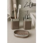 ZenGlow 3 Parça Banyo Seti ( SIVI SABUNLUK, KATI SABUNLUK, DİŞ FIRÇALIK )