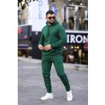 ZENGOLL & RAMİRES Unisex Kapüşonlu 3 Iplik kışlık kalın Basic Eşofman Takımı