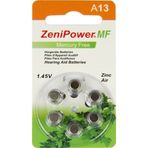 Zeni Power 5 Paket / 30 Adet 13 Numara İşitme Cihazı Pili