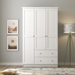 Zenio ZN.018.29.0019 Side 3 Kapak 2 Çekmece Beyaz Gardrop