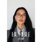ZENIT Bumble bordo kadın cateye mavi ışık korumalı değişebilir optik camlı gözlük | 56 ekartman