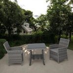 Zenit Dedikodu Balkon Bahçe Takımı | 1+1+ Sehpa | Rehome