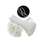 Zenith 8X300 Beyaz Kablo Bağı & Plastik Kelepçe & Cırt Kelepçe 100 Adet (Paket)