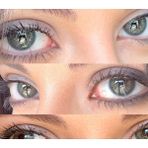 Zenith Green / Haresiz Renkli Yeşil Göz Kirpik Lens / Yıllık Kullanım Için Doğal Renkli Seçenek