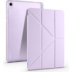 Zenith Works Galaxy Tab S11 Kılıf Zore Tri Folding Kalem Bölmeli Standlı Kılıf - Lila