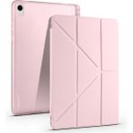 Zenith Works Galaxy Tab S11 Kılıf Zore Tri Folding Kalem Bölmeli Standlı Kılıf - Rose Gold