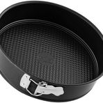 Zenker 6013 kelepçeli kek kalıbı, çap 24 cm, yuvarlak pişirme kalıbı, yapışmaz kaplamalı çelik sac.
