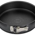 Zenker Perfect Black düz tabanlı yuvarlak pasta kalıbı, çap 26 cm, yüksek kaliteli pişirme kalıbı, çelik sacdan, yapışmaz kaplamalı, +230 °C'ye kadar ısıya dayanıklı, Almanya'da üretilmiştir