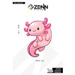 zenn dijital Aksolot Pembe Ütü İle Yapışan Dtf Baskı