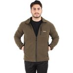 Zenobya Erkek Polar Ceket - Haki - Takma Kol - Zenobya