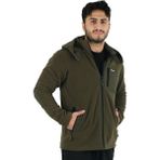 Zenobya Erkek Polar Garnili -Zenobya Polar Ceket - 255 - Haki - XL