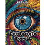Zentangle Eyes 2: 50 faszinierende Augen-Motive zum Ausmalen – Entspannendes Malbuch für Erwachsene & Jugendliche mit kreativen Mustern und hypnotischen Designs