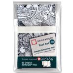 Zentangle Tiles Square, fayans Beyaz