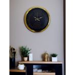 Zentime Gold Modern Ve Şık 40 Cm Metal Duvar Saati - 12