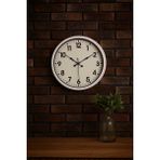 Zentime White Classic Modern 52 Cm Metal Duvar Saati - 01 - Beyaz