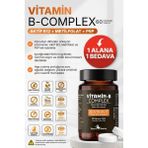 Zentravit B COMPLEX VİTAMİN - Çift Aktif Form / 60 Çiğneme Tablet 1 ALANA 1 BEDAVA - Aromasız