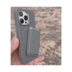 Zenvi Magsafe Cüzdan Kartlık Mıknatıslı Magsafe Uyumlu Iphone 11 12 13 14 15 16 17 - Koyu Gri