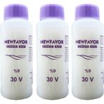 Zenvia 3 Adet Oksidan Krem Saç Boya Sıvısı 9'luk 30 Volüme 60 ml (ZNV-556)