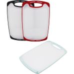 Zenvia 40X24CM Büyük Plastik Kesim Panosu Kaymaz Silikon Kenarlık - 10MM Kalınlık (4887) Znva-Go3 - (No Color)