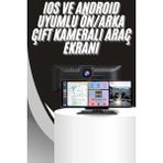 Zenvia 4K 10.2 Inç Çift Kameralı Araç Multimedya Ekranı Carplay Kablosuz Tüm Cihazlara Uyumlu Znv-Tc - 001-Renkli