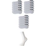 Zenvia Beyaz Erkek Görünmez Çorap 15 Çift (ZNV-556) - 40 - 44 - Renkli
