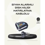 Zenvia Çift Modlu 110DB Alarmlı Disk Kilidi Suya Dayanıklı ZNV2025