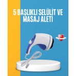 Zenvia Ev Tipi Profesyonel Masaj Aleti – Tüm Vücut Için Uygun - Renkli