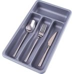 Zenvia Gri - 4 Bölmeli Çekmece Içi Kaşıklık (4887) ZNVA-GO3146 - Renkli