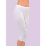 Zenvia Imer 4338 Bayan Kapri Tayt - Beyaz - 2XL