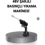 Zenvia Kablosuz Basınçlı Yıkama Makinesi – 48V Güçlü Motor, 2 Pil ve Köpük Hazneli