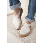 Zenvia Kadın Beyaz Espadril Ayakkabı TR19MY01B - Renkli