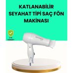 Zenvia Katlanabilir Seyahat Tipi Saç Kurutma Makinesi Çift Kademeli Ayar ZNV-HBY3245 - Renkli
