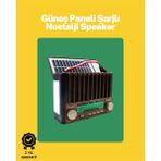 Zenvia KTF-1428 Solar Panel Destekli Şarjlı Bluetooth Hoparlör – Fm/am/sw Radyo, Aux ve Tf Kart Giriş