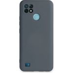 Zenvia Mey Ithalat® Realme C21 Kılıf Nano Içi Kadife Silikon - Gri