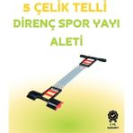 Zenvia Paslanmaz Çelik Yaylı Çoklu Dirençli Kol ve Gövde Egzersiz Aleti