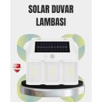Zenvia Pır Sensörlü Solar Lamba – Otomatik Şarj ve Gece Aydınlatma ZNV2025 - 0 - Siyah