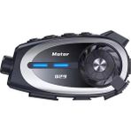 Zenvia Q29 Motosiklet Kask Bluetooth Kulaklık Eşleşmeli 1080P Kamera Geniş Açı Su Geçirmez Intercom - Kırmızı