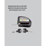Zenvia Su Geçirmez Alarm Disk Kilidi Motosiklet Scooter Bisiklet Güvenlik Znv-Tcndym - 1