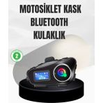 Zenvia Su Geçirmez Bluetooth 5.3 Kask Kulaklığı 1000MAH Bataryalı ZNV-HBY3245 - Kırmızı