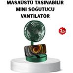 Zenvia Taşınabilir Katlanabilir Mini Fan 3 Kademeli Şarj Edilebilir ZNV2025 - 001-Siyah
