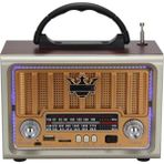 Zenvia Taşınabilir Klasik Am/fm/sw Retro Nostaljik Radyo - Renkli