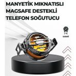 Zenvia Telefon Soğutucu | LED Işık Efektli | Power Aparatlı | Sessiz ve Taşınabilir Model