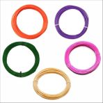 Zenviva 3D Kalem Için Ara Renkler (Turuncu,mor,yeşil,pembe,ten Rengi) Pla Filament Seti - Çok Renkli