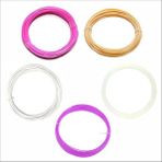 Zenviva 3D Kalem Için Soft Renkler(Beyaz,ten Rengi,şeffaf,pembe,lila) Pla Filament Seti - Renkli