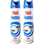 Zenwaya Store Fentox Sineksavar Yeni Böcek Ilacı Sprey, 300 Ml, 2 Adet - Acı Kahve - --