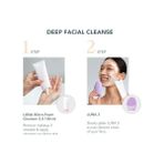 Zenwaya Store Foreo Deep Clean Luna 3 Paket - Hassas Ciltler Için Yüz Temizleme Fırçası ve Masaj Aleti + Luna Mikro Köpük Yüz Temizleyici 2.0, 100ML - Temizleyici ve Yaşlanma Karşıtı Masaj Aleti - Ahşap - Ceviz