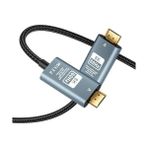 Zenwaya Store HDMI To HDMI Kablo, 8k 60Hz 200CM Yüksek Hızlı, HDMI Kablo 2 Metre Kablo Uzunluğu Vrr Tv/ps5/ps4/ Xbox Series X/monitör ile Uyumlu ZR860 - Option-1 - Ahşap