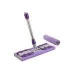 Zenwaya Store Mandallı Mop Mikrofiber Sihirli Mop Duvar Yüzey Temizlik Mikrofiber Mandallı Mop, Teleskopik 360 Derece Dönen, Uzayıp Kıslan Sap, Istediğin Bezi Tak Kullan Yedek Bezli - Option-1 - 001-Renkli