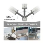 Zenwaya Store Mikrofiber Bezli El Mopu, Kendinden Sıkmalı Temizlik Aparatı, 180° Döner Başlık, Kolay Sıkma Mekanizması, Yıkanabilir Bezli, Yer Cam Mutfak Banyo Için Pratik Temizlik Mopu - Option-1 - 001-Renkli