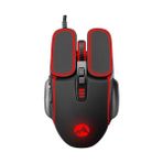 Zenwaya Store SG-G55 Xfora LED Işıklı Gökkuşağı Aydınlatmalı 7d Makro Tuşlu Siyah 7200 Dpı Oyuncu Mouse, Siyah